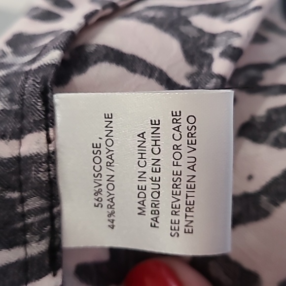 Milly NWT Wrap GINA Animal Print Adjustable Black Long sleeve Dress LG - Picture 11 of 13